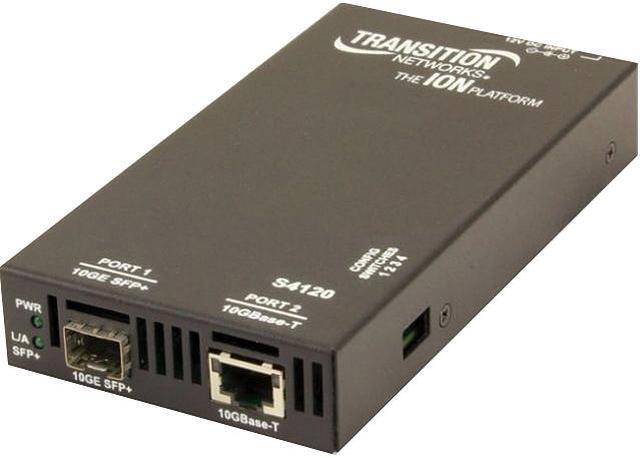 Main image of Transition Networks 10GBase-T Copper to Fiber Media Converter