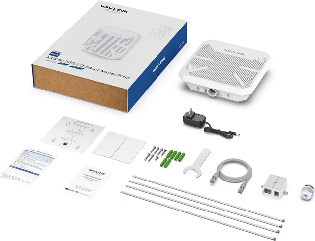 Alt view image 9 of 9 - WAVLINK AX3000 WiFi 6 Outdoor WiFi Extender, Wireless Access Point