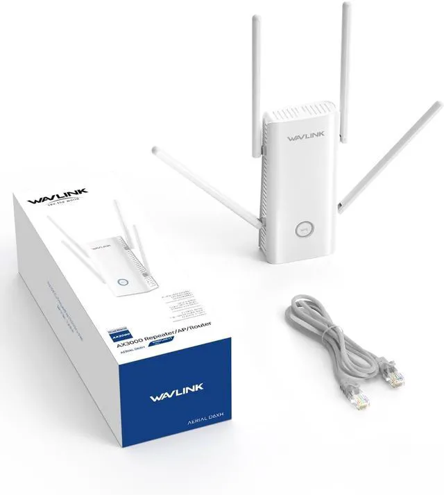 Alt view image 7 of 7 - WAVLINK AX3000 WiFi 6 Extender - Internet Extender WiFi with 5 High-Gain Antennas & Beamfo- Internet Extender WiFi with 5 High-Gain Antennas & Beamforming, Dual Band Whole Home Coverage, Gigabit Port, Repeater/AP/Router Mode for 256 Devices