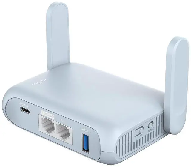 Alt view image 3 of 15 - GL.iNet GL-MT3000 (Beryl AX) Portable Travel Router, Pocket Wi-Fi 6 Wireless 2.5G Router, Portable VPN Routers WiFi for Travel, Public Computer Routers, Business, Moblie/RV/Cruise/Plane