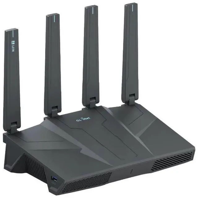 Main image of GL.iNet GL-BE6500 (Flint 3e) WiFi 7 Router, High-Speed WiFi Router for Wireless Internet w/VPN, 5 x 2.5G Ethernet Port for Fiber Optic Modem, Long Range Large Home, Business & Gaming Computer Routers
