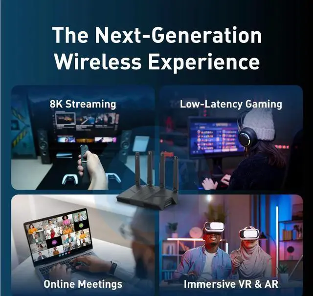 Alt view image 6 of 8 - GL.iNet GL-BE6500 (Flint 3e) WiFi 7 Router, High-Speed WiFi Router for Wireless Internet w/VPN, 5 x 2.5G Ethernet Port for Fiber Optic Modem, Long Range Large Home, Business & Gaming Computer Routers