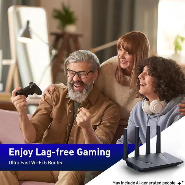 Alt view image 12 of 14 - GL.iNet GL-AX1800(Flint) WiFi 6 Router -Dual Band Gigabit Wireless Internet Router | 5 x 1G Ethernet Ports | Up to 120 Devices | OpenVpn&WireGuard | Wi-Fi 6 1.8 Gbps, 5 Gigabit ports, 120 devices, WireGuard 500 Mbps, AdGuard Home, WPA3, eas