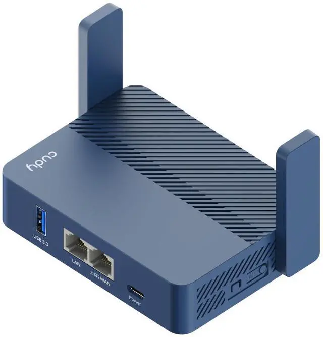 Alt view image 3 of 8 - Cudy AX3000 2.5G Wi-Fi 6 Mini VPN Router TR3000