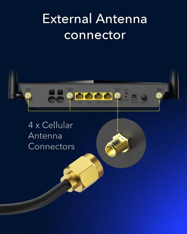 Alt view image 10 of 11 - Cudy 5G SA/NSA AX3000 Wi-Fi 6 Router P5 1.0