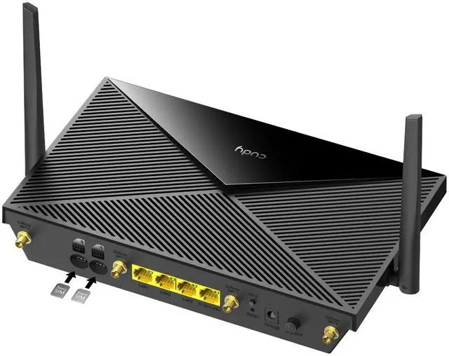 Alt view image 3 of 11 - Cudy 5G SA/NSA AX3000 Wi-Fi 6 Router P5 1.0