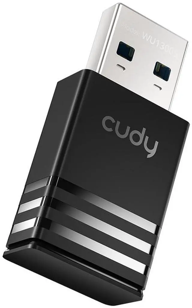Alt view image 2 of 8 - Cudy AC1300 Wi-Fi USB Adapter WU1300S