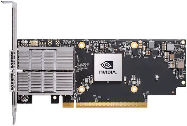 Main image of Nvidia MCX755106AC-HEAT ConnectX-7 Adapter Card 200GbE/NDR200 Crypto Enabled - PCI Express 5.0 x16 - 2 Ports - Optical Fiber - OCP 3.0 Bracket Height - QSFP112