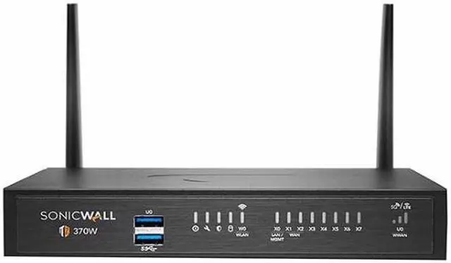 Main image of SonicWall TZ370 Wireless-AC Promotional Tradeup Security Appliance with 3 Year Essential Protection Service Suite