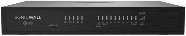Main image of SonicWall TZ 480 Firewall (Gen 8) w/ Secure Upgrade Plus (3-Year Advanced Protection Security Suite) and 1 Year CSE | 03-SSC-6986