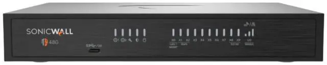 Alt view image 2 of 8 - SonicWall TZ 480 Firewall (Gen 8) w/ Secure Upgrade Plus (3-Year Advanced Protection Security Suite) and 1 Year CSE | 03-SSC-6986