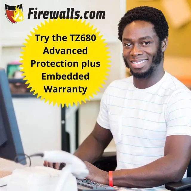 Alt view image 8 of 8 - SonicWall TZ680 Firewall (Gen 8), Appliance only | 03-SSC-1839