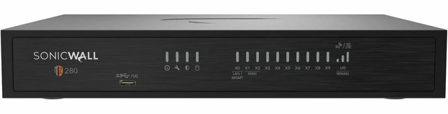 Main image of SonicWall TZ280 Firewall (Gen 8) w/ Total Secure (1-Year Essential Protection Security Suite) | 03-SSC-6918