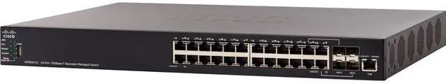 Main image of Cisco SX550X-24 24-Port 10GBase-T Stackable Managed Switch
