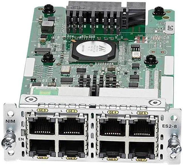 Main image of Cisco NIM-ES2-8= 8-port Layer 2 Gigabit Ethernet Lan Switch Nim Module