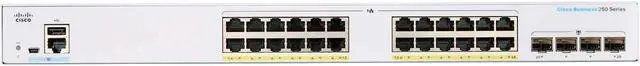 Alt view image 2 of 6 - Cisco Business CBS250-24FP-4G Smart Switch | 24 Port GE | Full PoE | 4x1G SFP | Limited Lifetime Protection (CBS250-24FP-4G-NA)