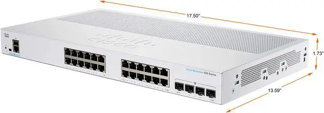 Main image of CISCO CBS250-24FP-4X-NA Managed Switch