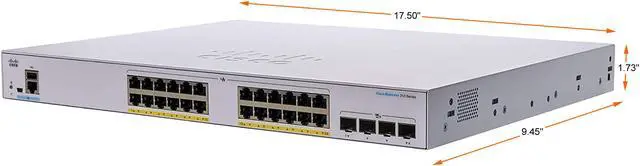 Alt view image 2 of 2 - CISCO CBS250-24T-4X-NA Managed Switch