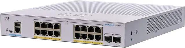 Main image of CISCO CBS350-16FP-2G-NA Managed Switch