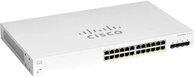 Alt view image 3 of 3 - Cisco Business CBS220-24P-4X Ethernet Switch, 24 Ports - Manageable - 2 Layer Supported