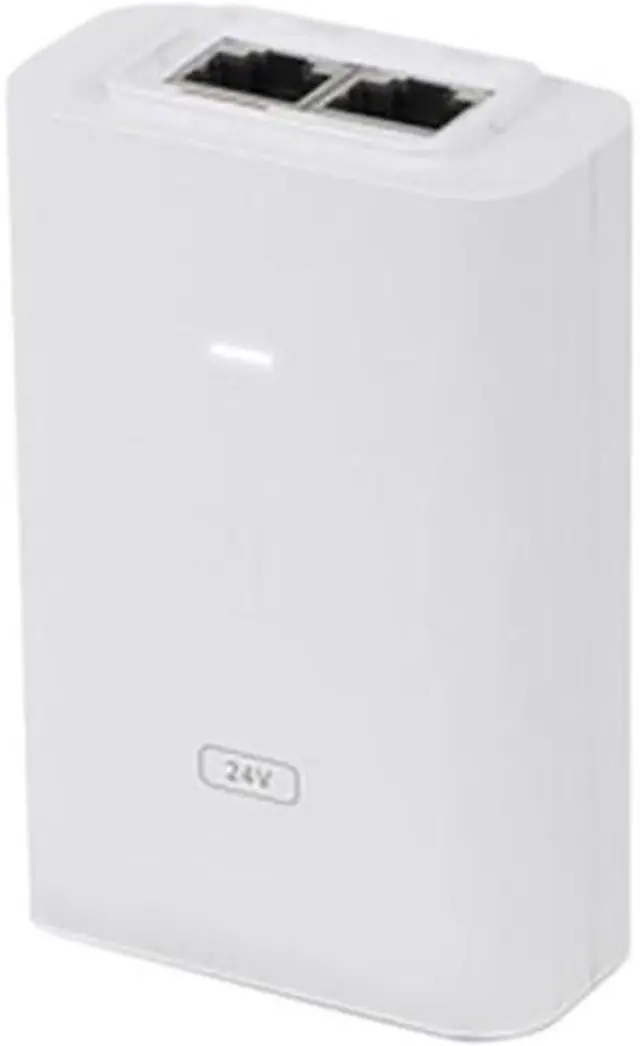Main image of UBiQuiTi POE-24-24W-G-WH Power over Ethernet Injector - 24 V DC Output - Wall Mountable - White
