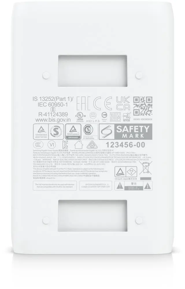 Alt view image 4 of 4 - Ubiquiti PoE+ Adapter (30W) (U-PoE+)