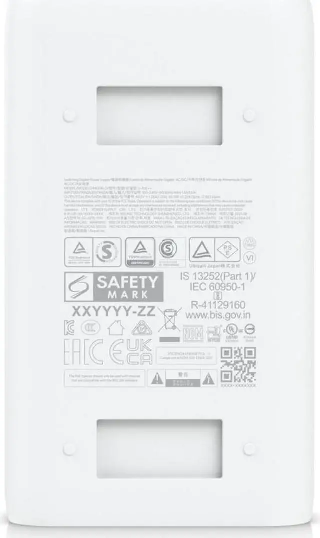 Alt view image 4 of 4 - Ubiquiti PoE++ Adapter (60W) (U-PoE++)