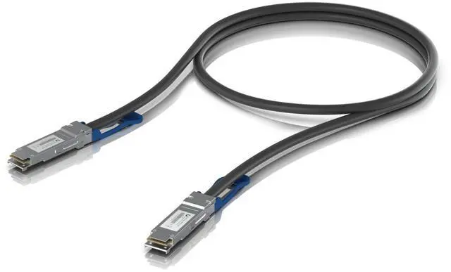Main image of Ubiquiti 100G Direct Attach Cable, QSFP28 direct attach cable with a 100 Gbps max data rate (UACC-DAC-QSFP28-0.5M)