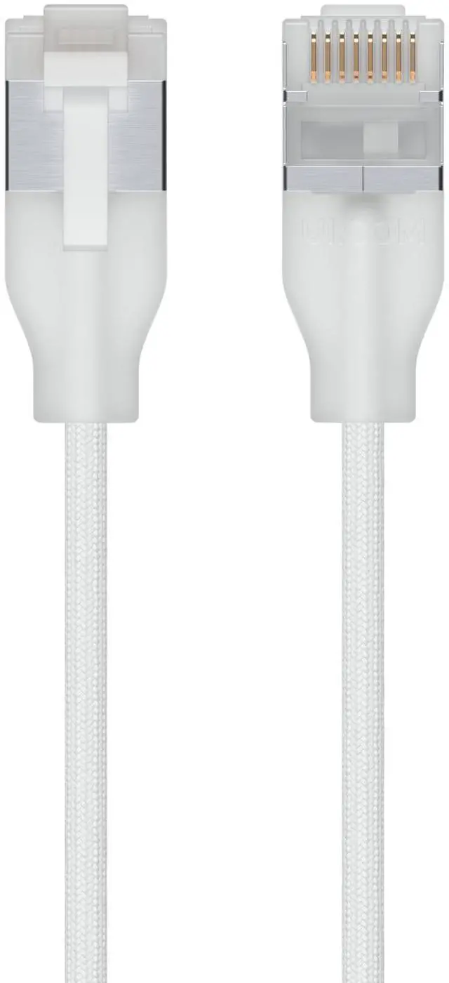 Main image of UniFi Premium Patch Cable, Ultra-thin braided RJ-45 ethernet cable (UACC-Cable-Patch-EL-C6A-0.15M-W)