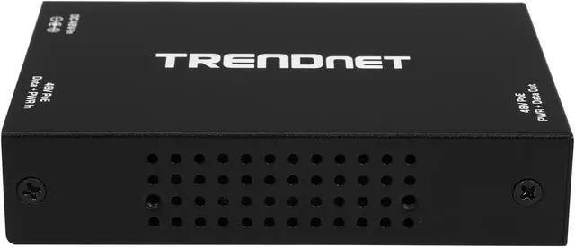 Alt view image 2 of 6 - TRENDnet Gigabit PoE+ Repeater/Amplifier, 1 x Gigabit PoE+ In Port, 1 x Gigabit PoE Out Port, Extends 100m For Total Distance Up To 200m (656 ft), Supports PoE(15.4W) & PoE+(30W), Black, TPE-E100