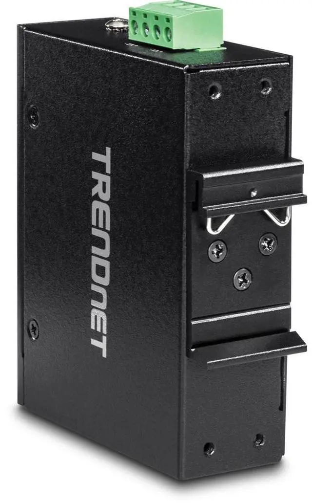Alt view image 4 of 6 - TRENDnet Industrial Gigabit UPoE Splitter, Dual DC Power Outputs, DIN-Rail or Wall-Mountable, Adjustable Voltage Output, TI-SG104