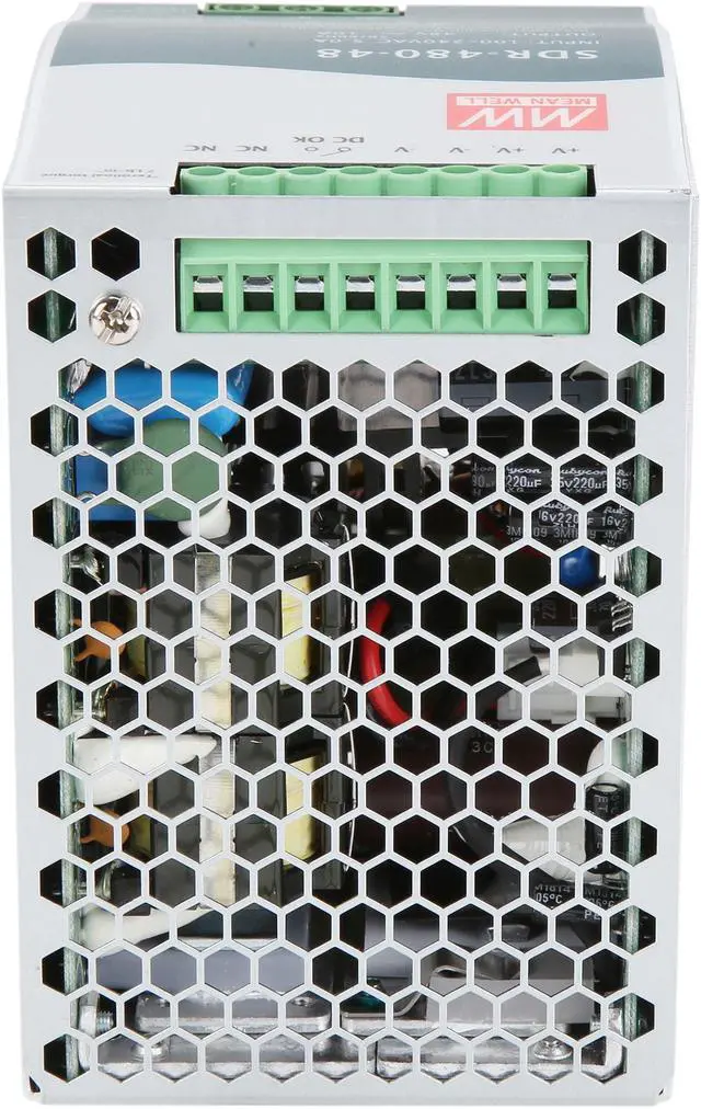 Alt view image 6 of 8 - TRENDnet TI-S48048 (v1.0R) 480W, 48V DC, 10A AC to DC DIN-Rail Power Supply with PFC Function