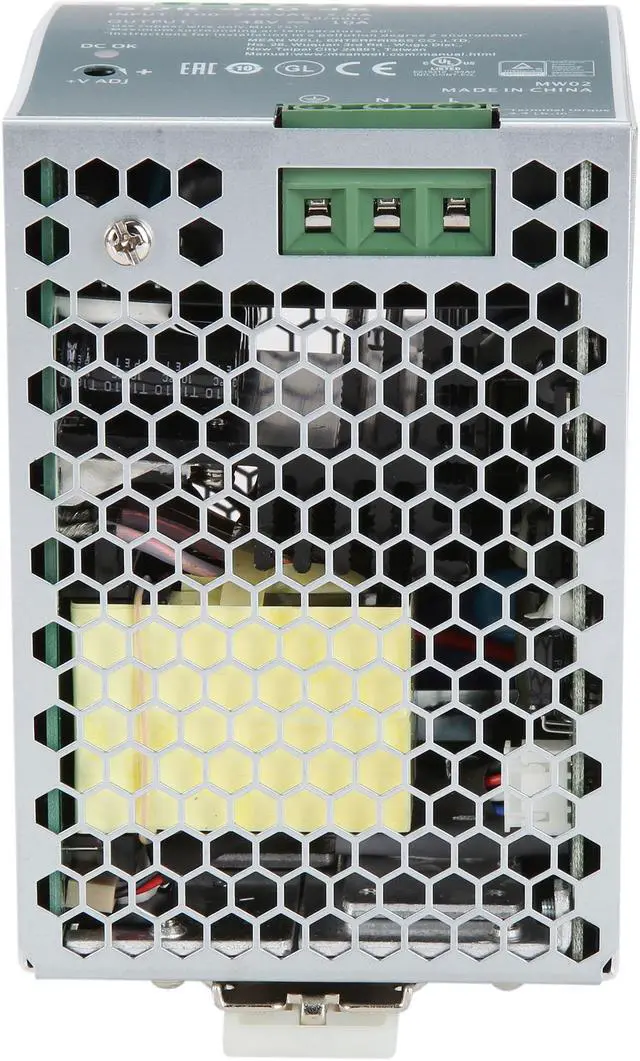 Alt view image 7 of 8 - TRENDnet TI-S48048 (v1.0R) 480W, 48V DC, 10A AC to DC DIN-Rail Power Supply with PFC Function
