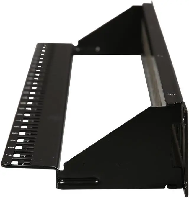 Alt view image 3 of 7 - TRENDnet 24-Port Blank Keystone Shielded 1U Patch Panel, 1U 19" Rackmount Housing, Protects Against EMI/RFI Noise, Recommended With TC-K06C6A Cat6A Keystone Jacks (Sold Separately), Black, TC-KP24S