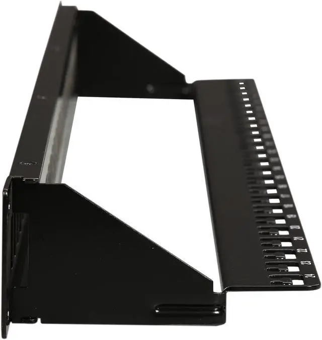 Alt view image 5 of 7 - TRENDnet 24-Port Blank Keystone Shielded 1U Patch Panel, 1U 19" Rackmount Housing, Protects Against EMI/RFI Noise, Recommended With TC-K06C6A Cat6A Keystone Jacks (Sold Separately), Black, TC-KP24S