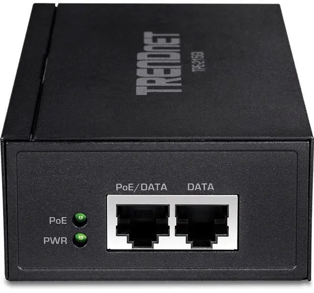Alt view image 2 of 10 - TRENDnet 2.5G PoE+ Injector, TPE-215GI, PoE (15.4W) or PoE+ (30W), Converts a non-PoE Port to a PoE+ 2.5G Port, 2.5GBASE-T Compliant, Integrated Power Supply, Network a PoE device up to 100m (328 ft.)