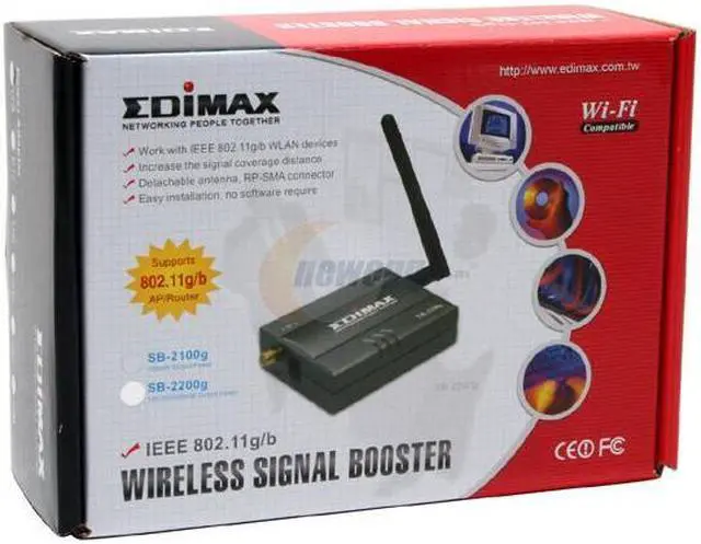 Alt view image 4 of 4 - EDIMAX SB-2200G 802.11g/b Indoor Signal Booster