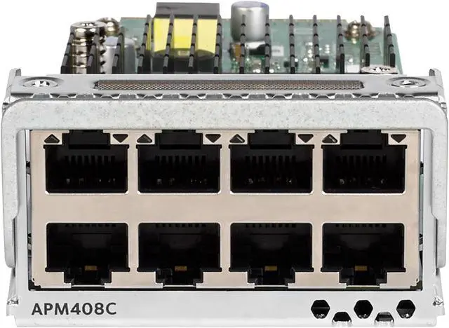 Alt view image 2 of 3 - NETGEAR 8 x 100M/1G/2.5G/5G/10GBASE-T Port Card For M4300-96X (APM408C)