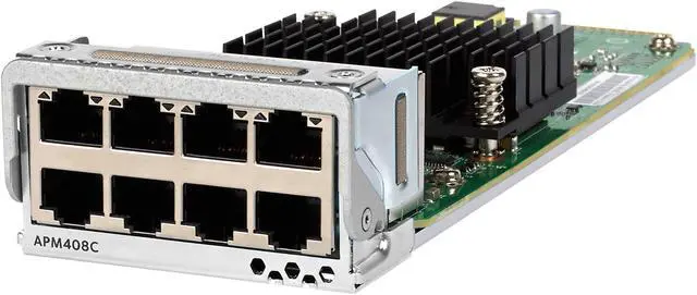 Alt view image 3 of 3 - NETGEAR 8 x 100M/1G/2.5G/5G/10GBASE-T Port Card For M4300-96X (APM408C)