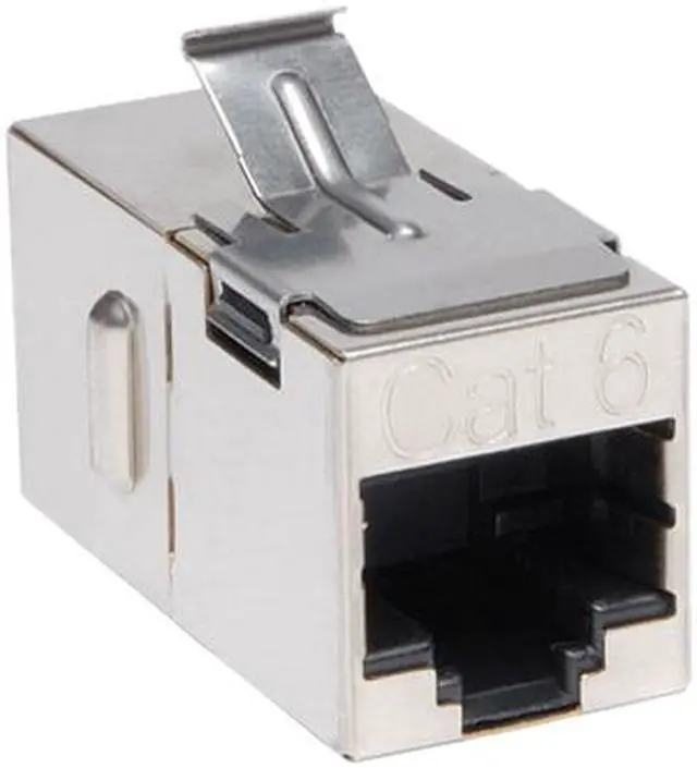 Alt view image 2 of 2 - Tripp Lite N235-001-SH Cat6 Straight-Through Shielded Modular In-line "Snap-in" Coupler (RJ45 F/F)