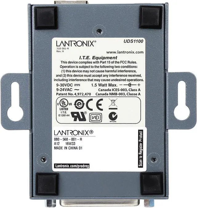 Alt view image 6 of 6 - Lantronix UD1100002-01 Device Server