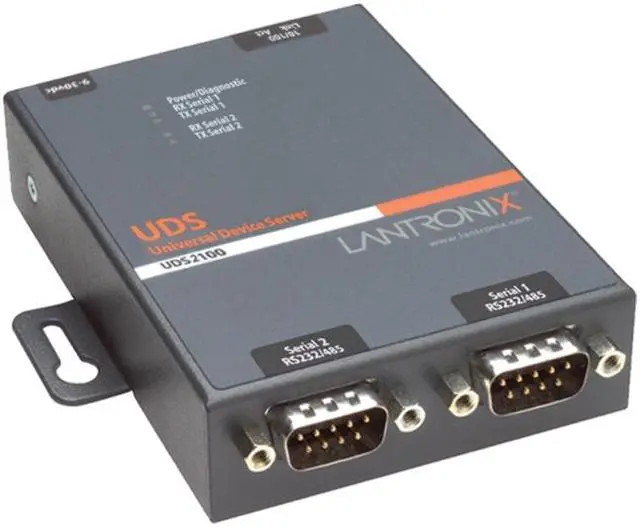 Alt view image 2 of 2 - Lantronix UD2100002-01 UDS2100 2-Port Device Server
