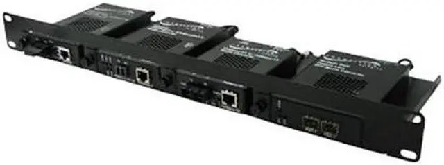 Main image of Transition Networks RMS19-SA4-01 4-slot Media Converter Shelf