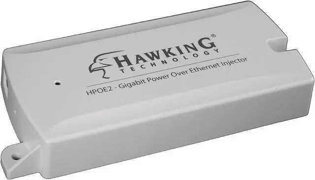 Main image of Hawking Technology Gigabit Power-Over-Ethernet (PoE) Injector Kit Max 54V/0.6A (HPOE2)