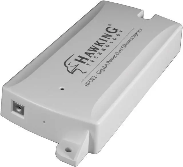 Alt view image 2 of 4 - Hawking Technology Gigabit Power-Over-Ethernet (PoE) Injector Kit Max 54V/0.6A (HPOE2)