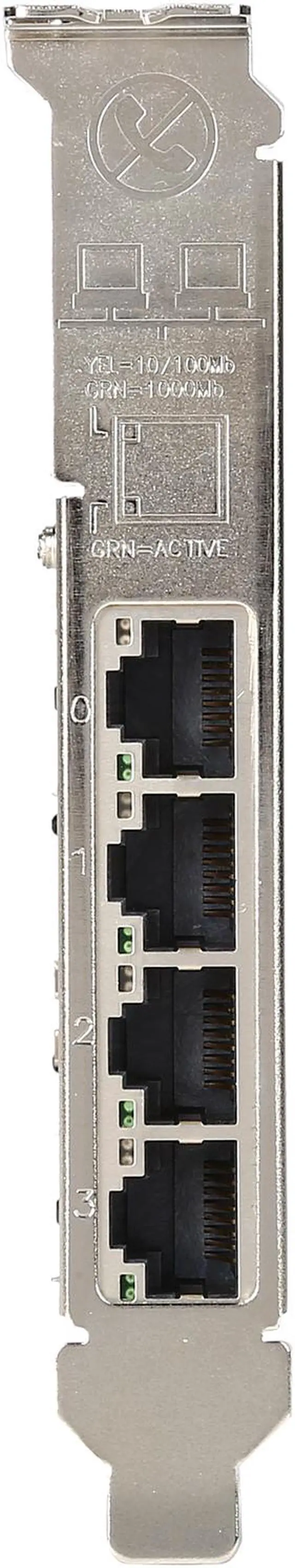 Alt view image 2 of 5 - Broadcom NetXtreme BCM5719-4P Quad-Port Ethernet Server Adapter PCI Exrpess 2.1 x 4
