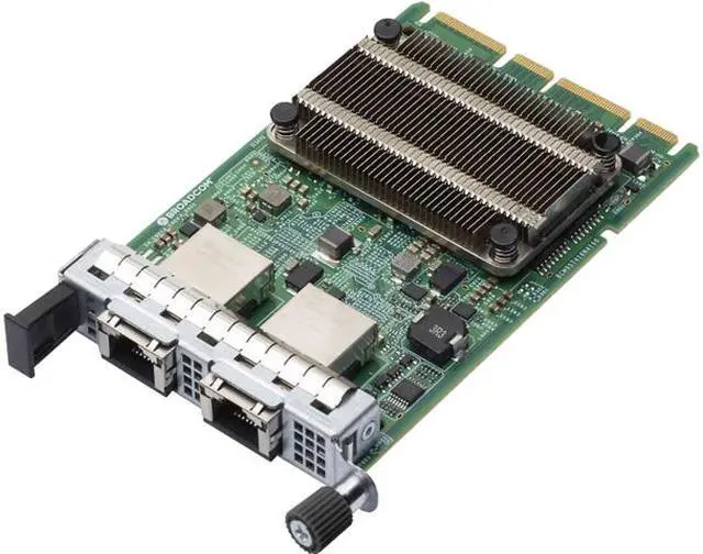 Main image of Broadcom BCM957416N4160C Dual-Port 10GBASE-T Ethernet PCI Express 3.0 x8 OCP 3.0 Small Form Factor Card 10Gbps PCI-Express 3.0 x8