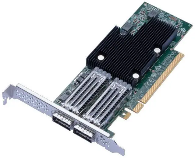 Main image of Broadcom Dual-Port 100 Gb/s QSFP56 Ethernet PCI Express 4.0 x16 Network Interface Card | BCM957508-P2100G
