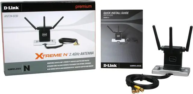 Alt view image 6 of 6 - D-Link ANT24-0230 Xtreme N 2.4GHz Antenna