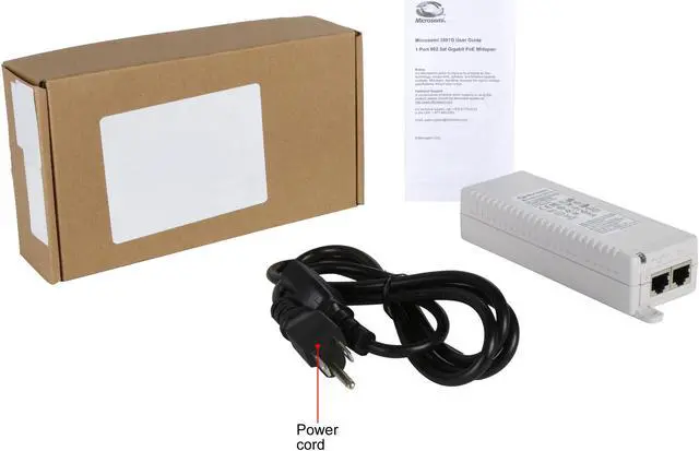 Alt view image 6 of 6 - Microsemi PD-3501G/AC 3501G Power over Ethernet Injector